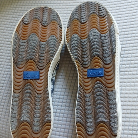 Keds Dream Foam Womens Size 8.5 Gray Floral Print Shoes - Picture 6 of 6